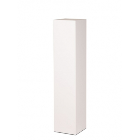 MDF witte sokkels | plantenzuilen | zuilen wit MDF zijdeglans