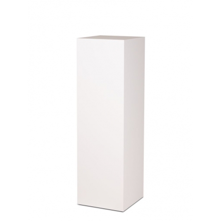 MDF witte sokkels | plantenzuilen | zuilen wit MDF zijdeglans