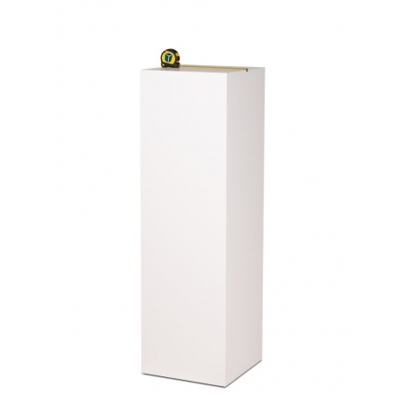 MDF witte sokkels | plantenzuilen | zuilen wit MDF zijdeglans