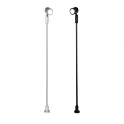 LED Lampe, Typ 1L, 382mm, 1W, Silber