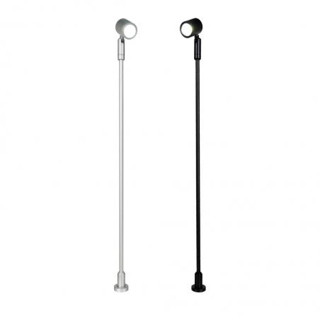 LED Lampe, Typ 1L, 382mm, 1W, Silber