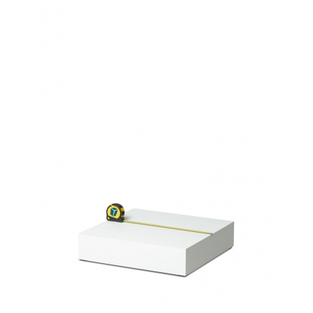Etalage sokkel wit mat, 80 x 80 x 10 cm (lxbxh)
