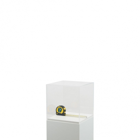 Plexiglas vitrinekap | plexiglas stolp | maquettekap op maat