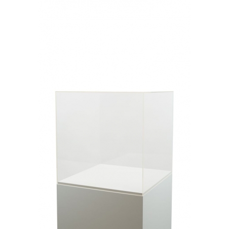Plexiglas vitrinekap | plexiglas stolp | maquettekap op maat