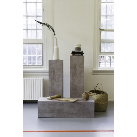 Dutch design sokkel Concrete | opvouwbaar | sterke kartonnen zuilen
