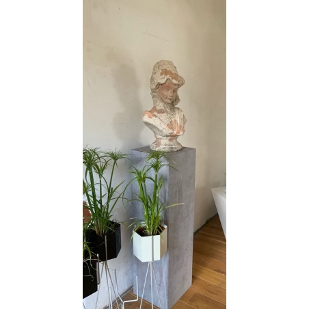 Dutch design sokkel Concrete | opvouwbaar | sterke kartonnen zuilen