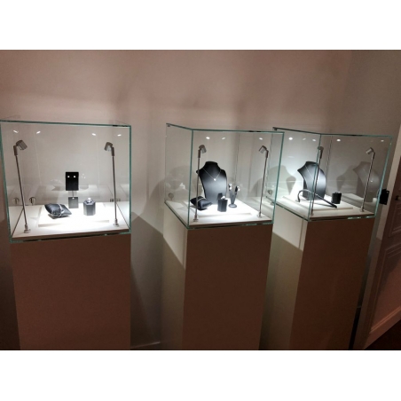 Sokkel met beschermkap en LED - combinatiesokkel
