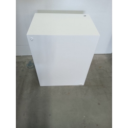 Solits sokkel wit mat, 54 x 40 x 70 cm (LxBxH), met aansluiting voor een LED-spot - SALE