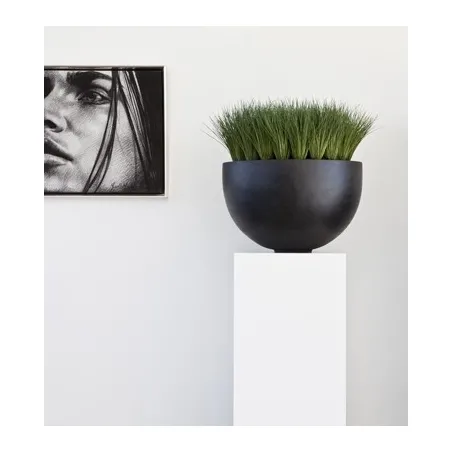 witte sokkels | plantenzuilen | zuilen wit
