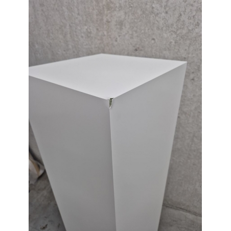 Solits sokkel wit mat, 30 x 30 x 100 cm (LxBxH) - SALE
