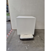 Solits sokkel wit mat, 40 x 40 x 40 cm (LxBxH), rondom gesloten - SALE