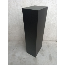Solits sokkel zwart mat, 35 x 25 x 100 cm (LxBxH) - SALE