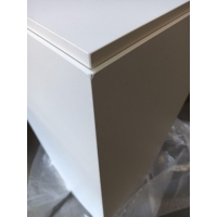 Solits sokkel wit mat, 35 x 35 x 110 cm (LxBxH) met plexiglas vitrinekap, 35 x 35 x 50 cm (lxbxh) - SALE