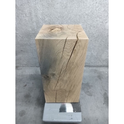 sokkel eiken massief, 28,5 x 29 x 60 cm (LxBxH) - SALE