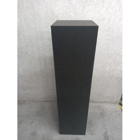 Solits sokkel eiken fineer zwart, 30 x 30 x 120 cm (LxBxH) - SALE