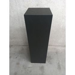 Solits sokkel eiken fineer zwart, 30 x 30 x 100 cm (LxBxH) - SALE