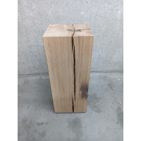 sokkel eiken massief, 23 x 23 x 60 cm (LxBxH) - SALE