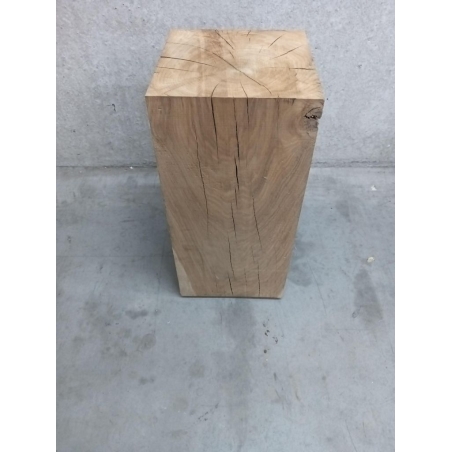 sokkel eiken massief, 26 x 26 x 56 cm (LxBxH) - SALE