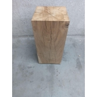 sokkel eiken massief, 26 x 26 x 56 cm (LxBxH) - SALE