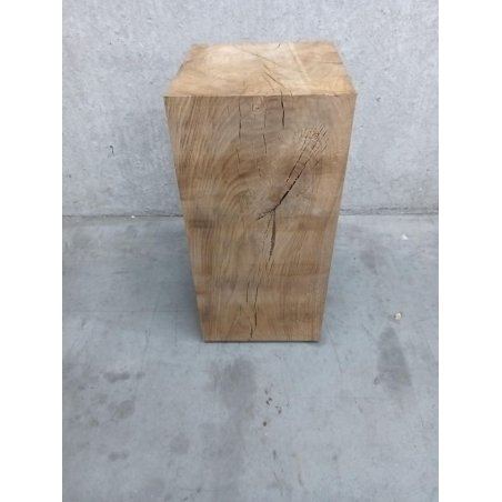 sokkel eiken massief, 26 x 26 x 56 cm (LxBxH) - SALE