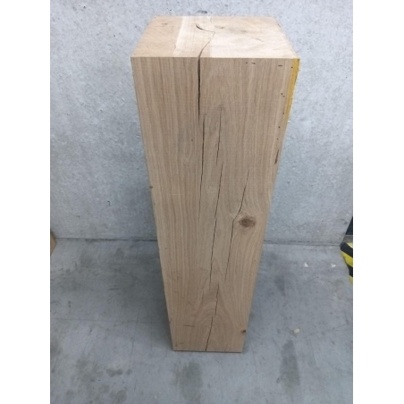 sokkel eiken massief, 24 x 24 x 100 cm (LxBxH) - SALE