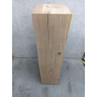 sokkel eiken massief, 24 x 24 x 100 cm (LxBxH) - SALE