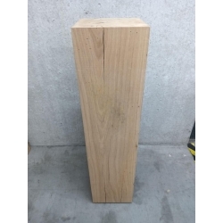 sokkel eiken massief, 24 x 24 x 100 cm (LxBxH) - SALE