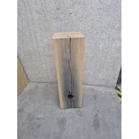 sokkel eiken massief, 24 x 24 x 80 cm (LxBxH) - SALE