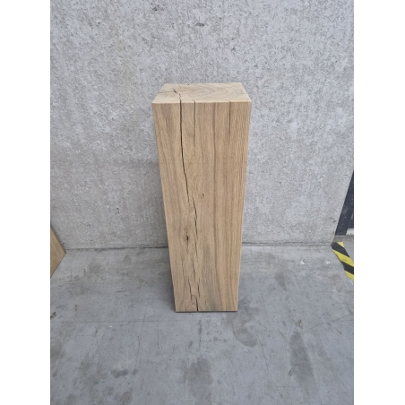 sokkel eiken massief, 24 x 24 x 80 cm (LxBxH) - SALE