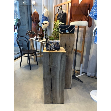 Eiken houten sokkels | massief houten zuilen | uitstekende kwaliteit