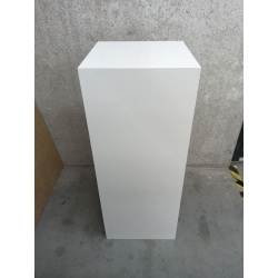 Solits sokkel wit mat, 40 x 40 x 100 cm (LxBxH) - SALE