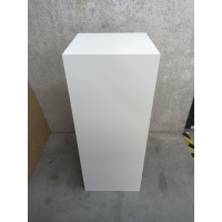 Solits sokkel wit mat, 40 x 40 x 100 cm (LxBxH) - SALE