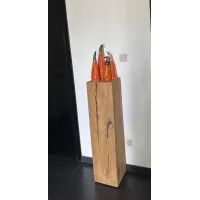 Eiken houten sokkels | massief houten zuilen | uitstekende kwaliteit