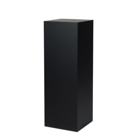 Solits sokkel zwart mat, 40 x 40 x 115 cm (LxBxH), inclusief glazen vitrinekap met deur, 40 x 40 x 40 cm (LxBxH) - SALE