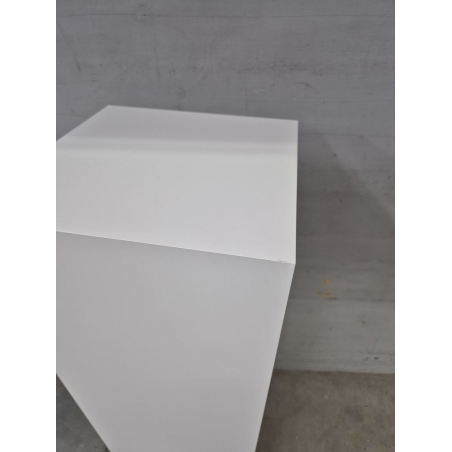 Solits sokkel wit mat, 30 x 30 x 100 cm (LxBxH) - SALE