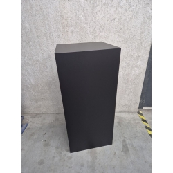 Solits sokkel zwart mat, 45 x 45 x 100 cm (LxBxH) - SALE