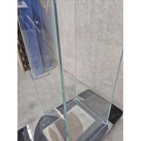 glazen sokkel, 25 x 25 x 100 cm (LxBxH) - SALE