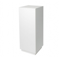 Kast sokkel wit mat, 30 x 30 x 100 cm (LxBxH) - B-KWALITEIT