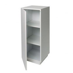 Kast sokkel wit mat, 30 x 30 x 100 cm (LxBxH) - B-KWALITEIT