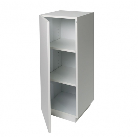Kast sokkel wit mat, 30 x 30 x 100 cm (LxBxH) - B-KWALITEIT