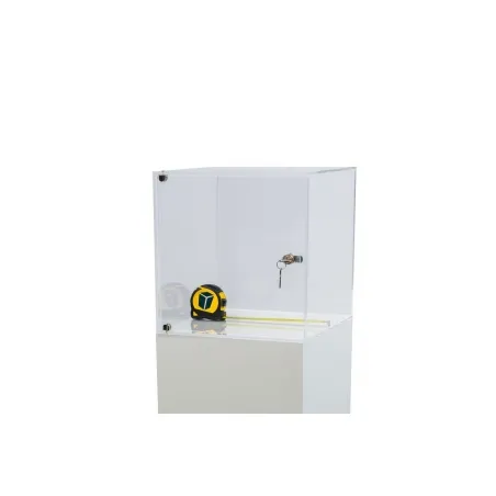 Plexiglas vitrinekap | plexiglas stolp | maquettekap op maat