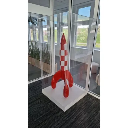 Plexiglas vitrinekap | plexiglas stolp | maquettekap op maat
