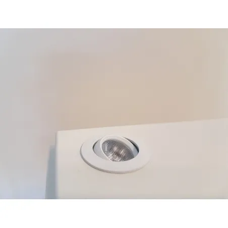 LED-Spot, Type 8, diam. 35mm. 1W, wit