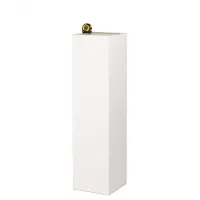 MDF witte sokkels | plantenzuilen | zuilen wit MDF zijdeglans