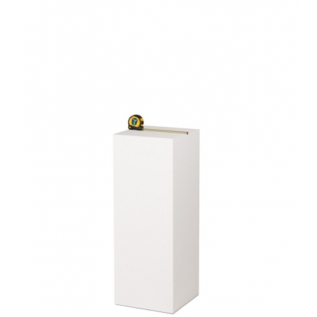 MDF witte sokkels | plantenzuilen | zuilen wit MDF zijdeglans