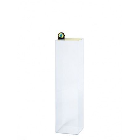 Plexiglas sokkels | zuilen  van plexiglas | ook op maat in kleur
